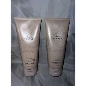 2x Avon Rare Pearls  Body Lotion 6.7 fl.oz Lot of 2 - New- NOS- Retired Scented